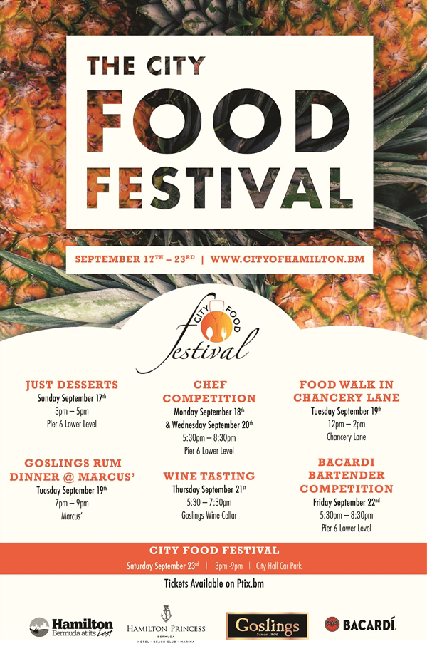 City Food Festival Bermuda Sept 2017