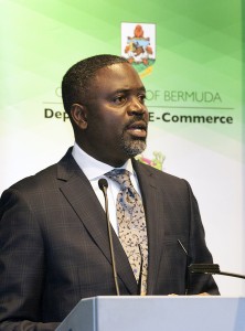 Minister Wayne Caines Bermuda Sept 2017