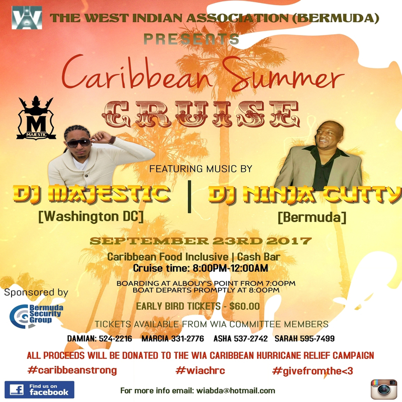 WIA Caribbean Summer Cruise Bermuda September 12 2017