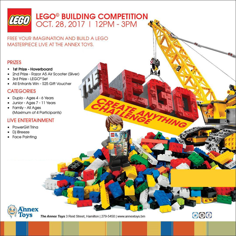 Annex Toys Lego Building Competition Bermuda Oct 2017