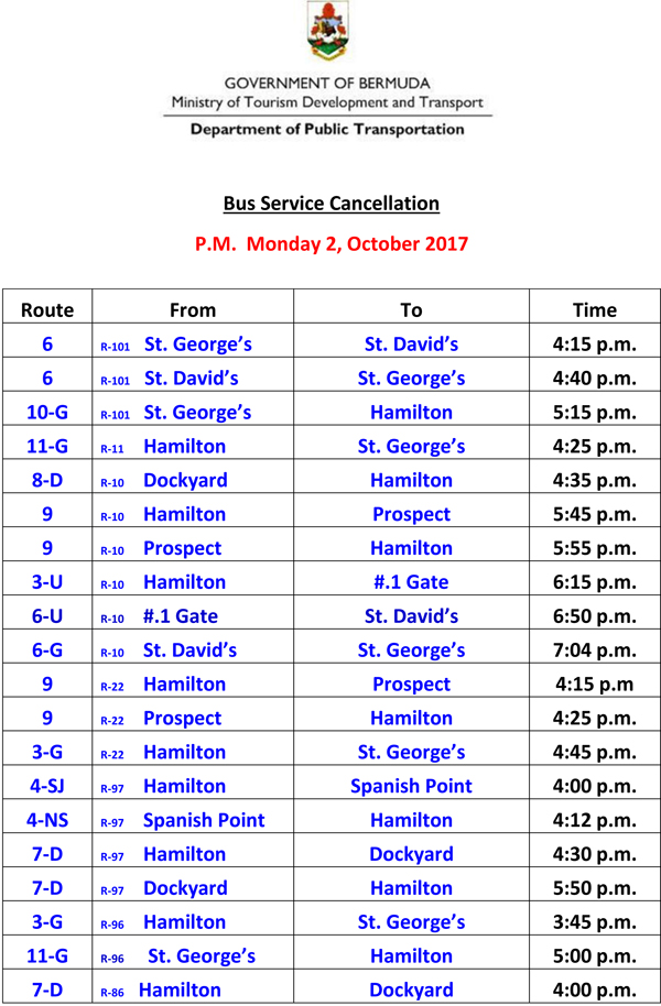 Bus Service Cancellation Monday 2-10-2017-1