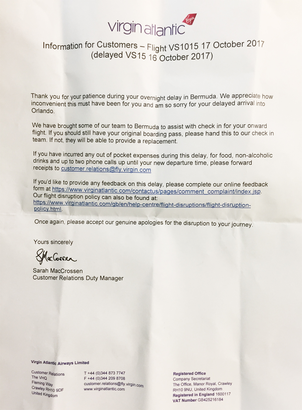 Virgin Atlantic Bermuda Oct 17 2017 Letter (1)