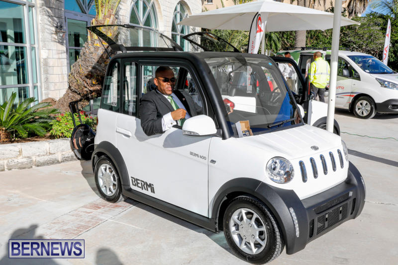 Photos DOE Holds Electric Vehicle Showcase Bernews