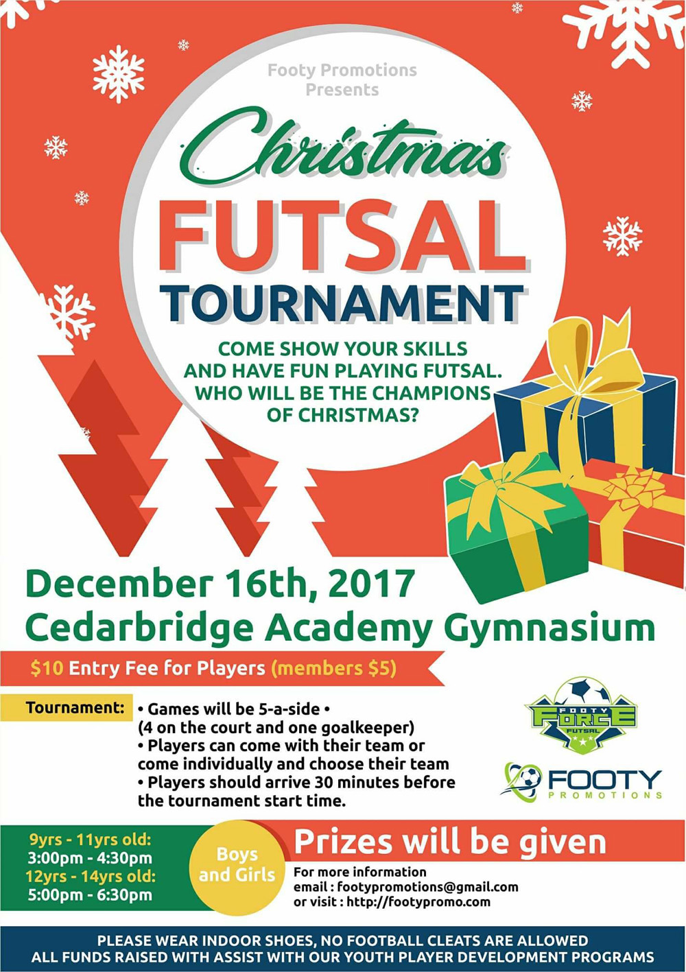 Christmas Futsal Tournament Bermuda Dec 7 2017