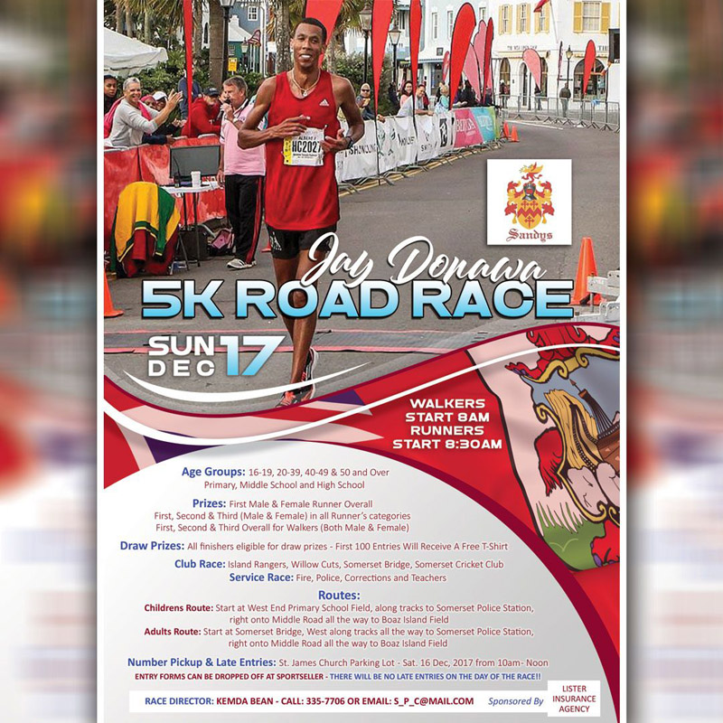 Jay Donawa Road Race Bermuda Dec 2017