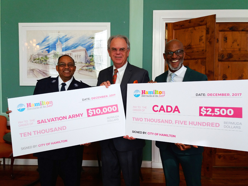 SA & CADA donations Bermuda Dec 2017