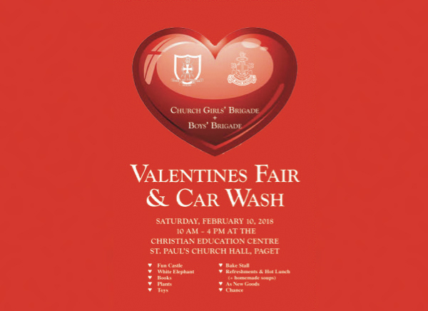 Valentines Fair and Car Wash Bermuda Feb 2018
