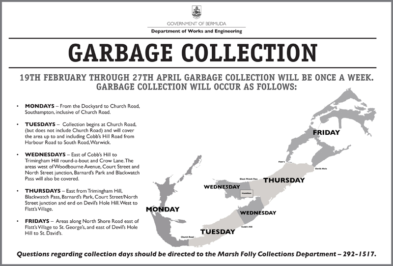 Garbage Collection Bermuda Feb 2018