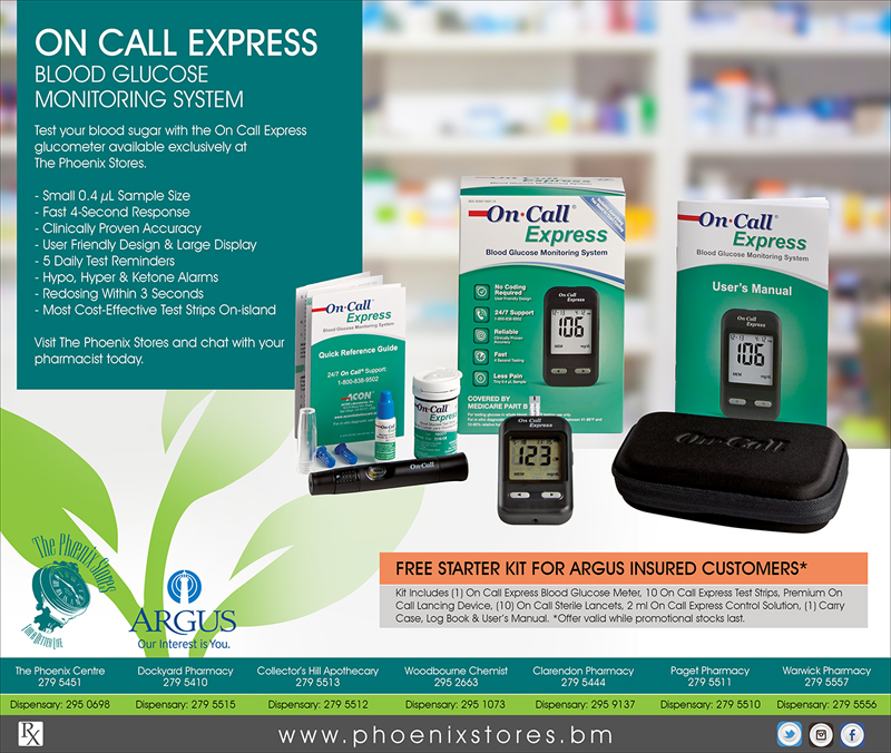 On Call Express Blood Glucose Monitoring Bernews