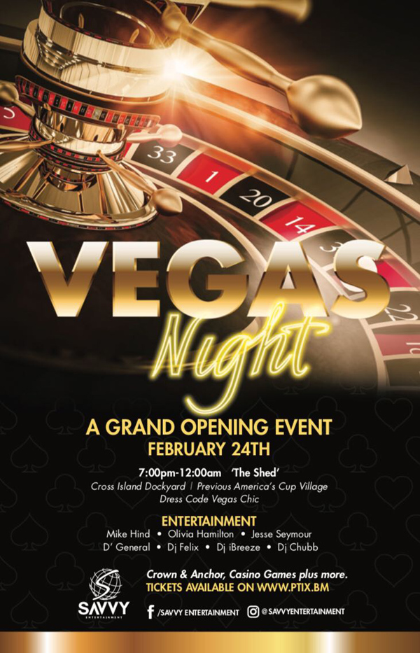Vegas Nights Bermuda Feb 2018
