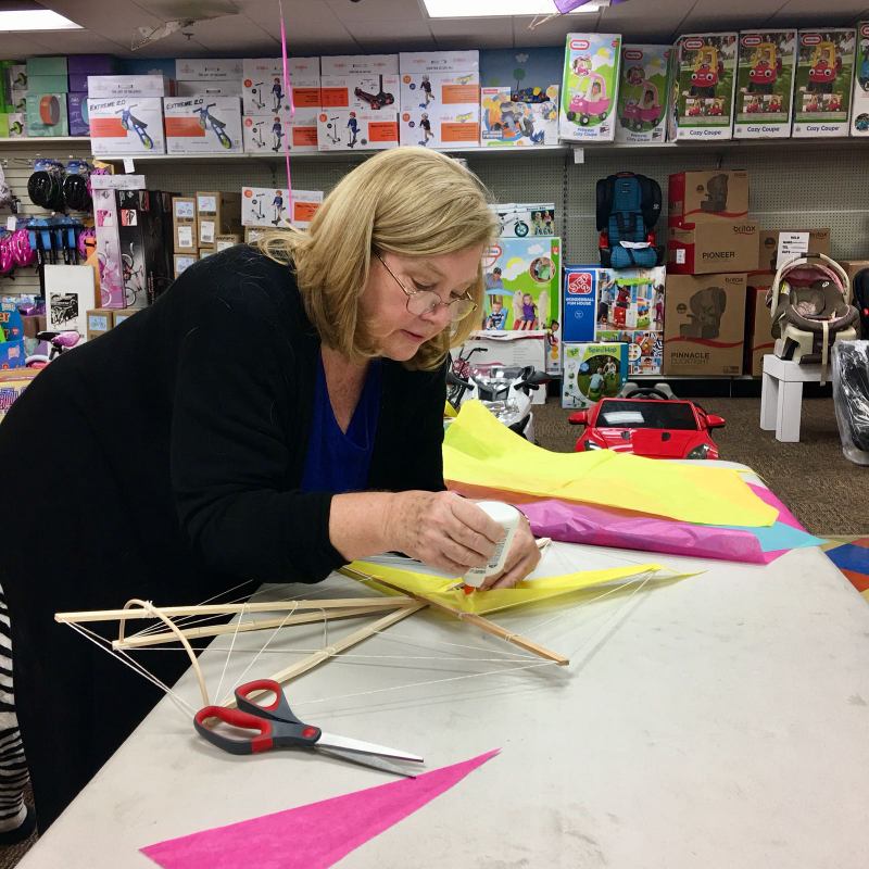 Phoenix Stores Kite Making Workshops Bermuda, March 2018 (1)