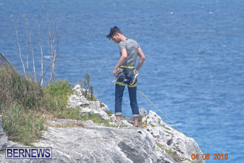 Cliff Climb St Davids Bermuda, April 6 2018-2-23