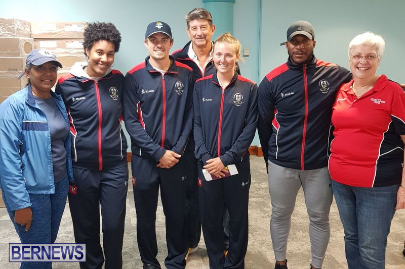 Commonwealth Games Bermuda Team Airport, April 16 2018