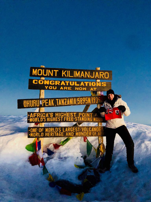 Mt Kilimanjaro Courtney Diamond Bermuda June 19 2018