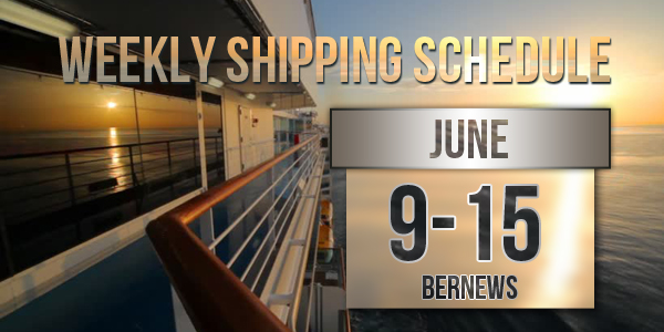 Weekly Shipping Schedule TC June 9 -15 2018