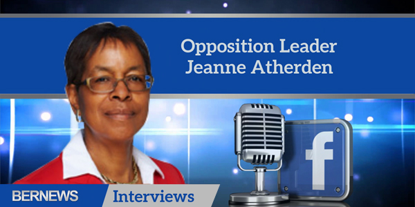 Bernews Interviews Opposition Leader Jeanne Atherden TC