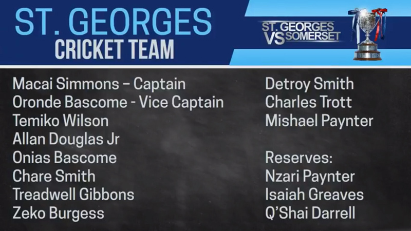 St George's Cricket Team Bermuda July 2018