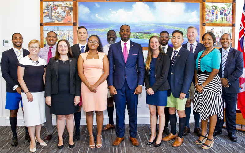 BDA interns Bermuda August 2018