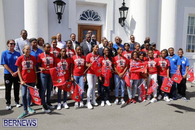Bermuda U15 football team at Cabinet Office August 14 2018 (1)