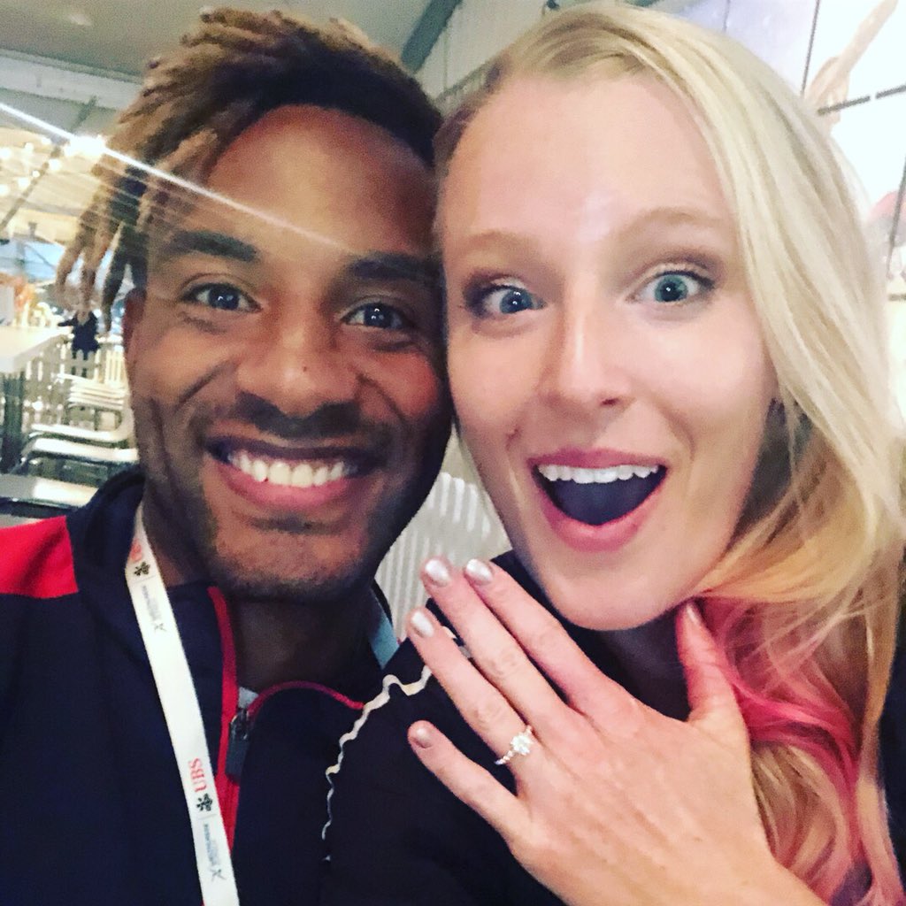 Olympian Proposes To Olympian At Track Meet - Bernews