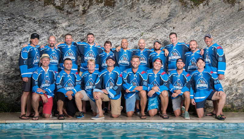Bermuda Ball Hockey Association Men’s team Sept 2018