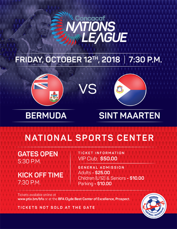 Bermuda vs Sint Maarten Sept 25 2018