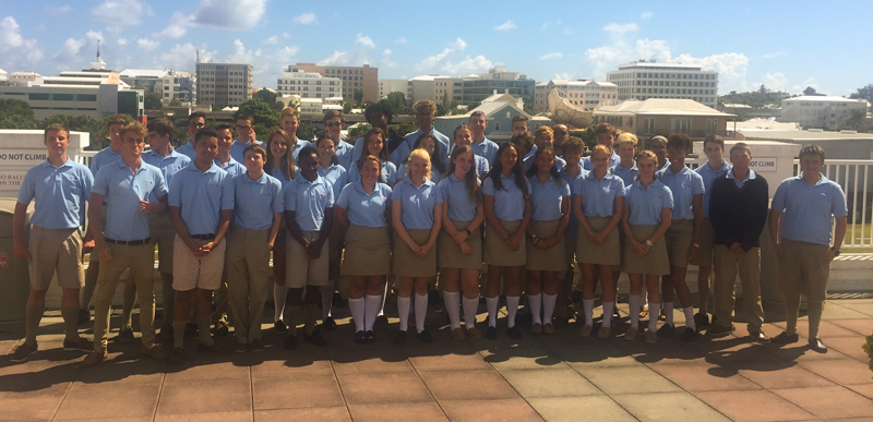Saltus GCSE 2018 group Bermuda September 6 2018