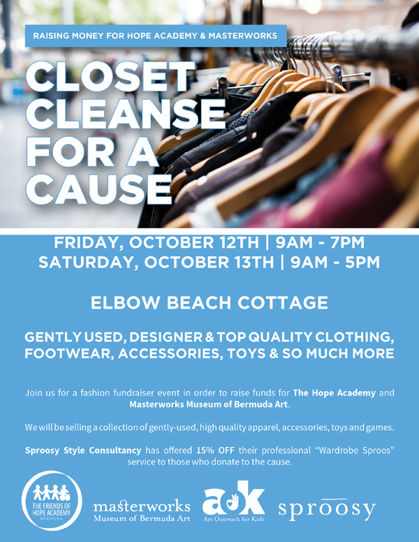Closet Cleanse Fundraiser Bermuda Oct 2018