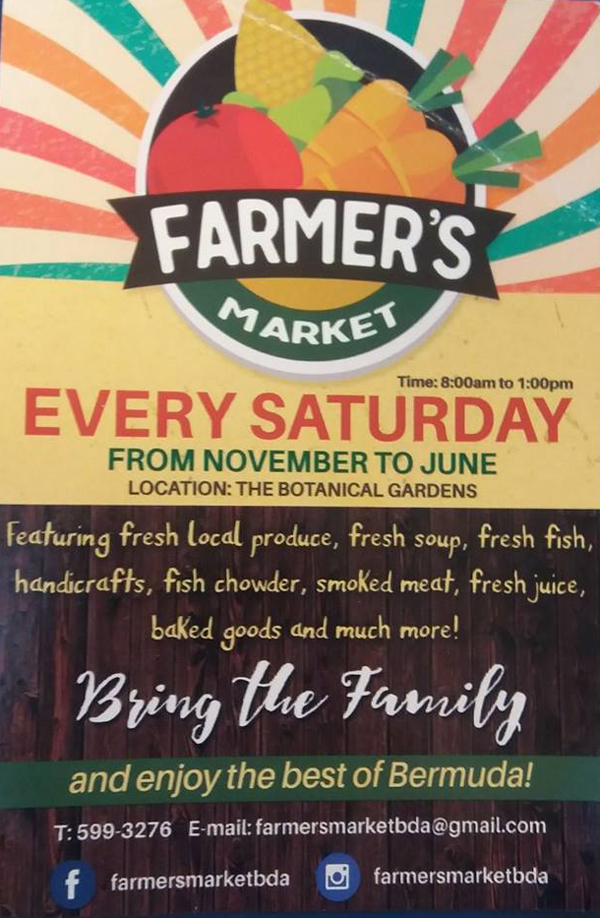Farmer's Market Bermuda October 2018