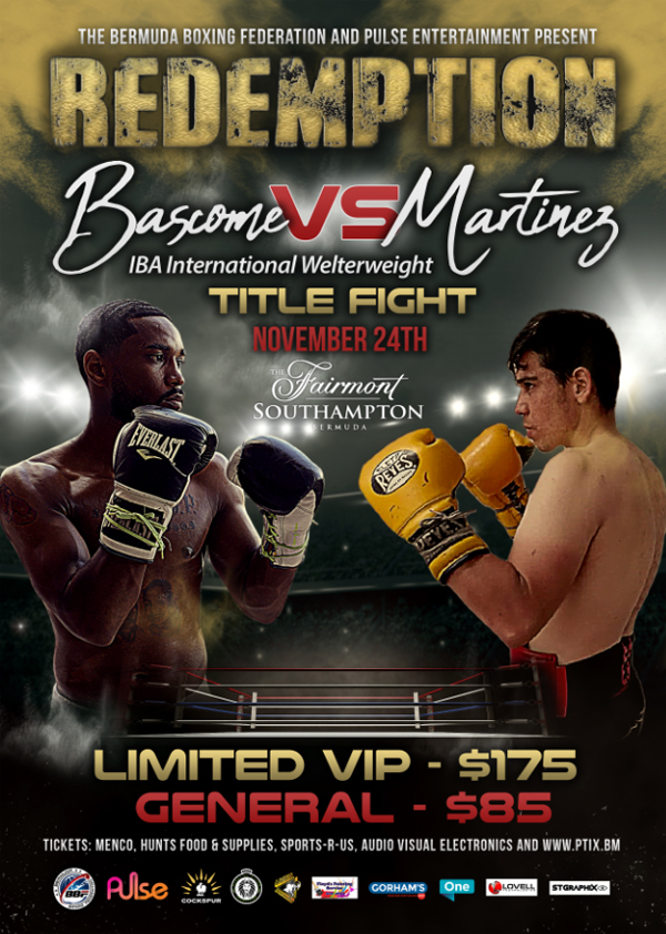 Redemption Fight Night Bermuda October 2018