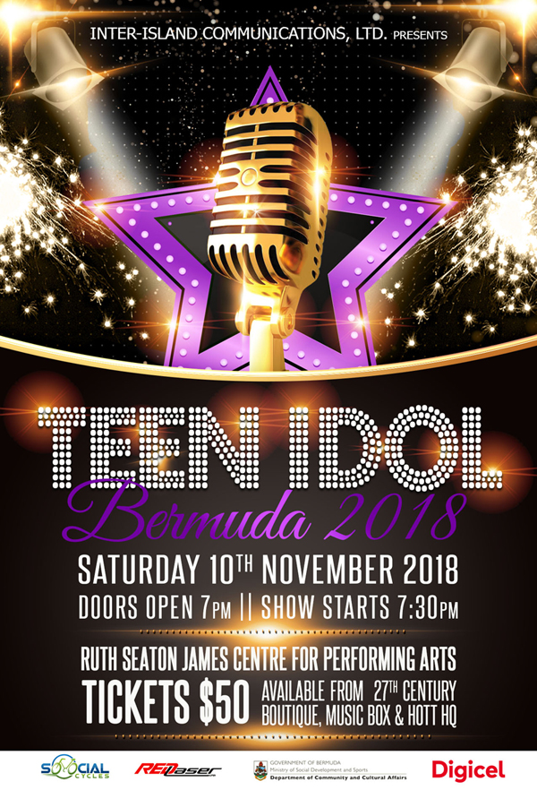 Teen Idol Poster Bermuda Oct 17 2018