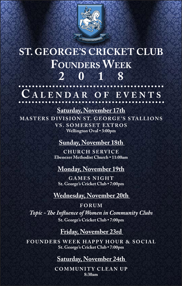 Founder's Week Bermuda November 2018