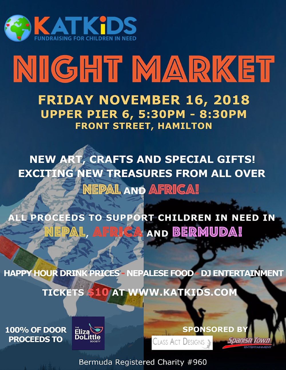 KATKiDS Night Market Bermuda Nov 15 2018
