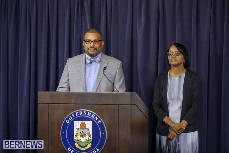 Minister Diallo Rabain press conference Bermuda Nov 19 2018
