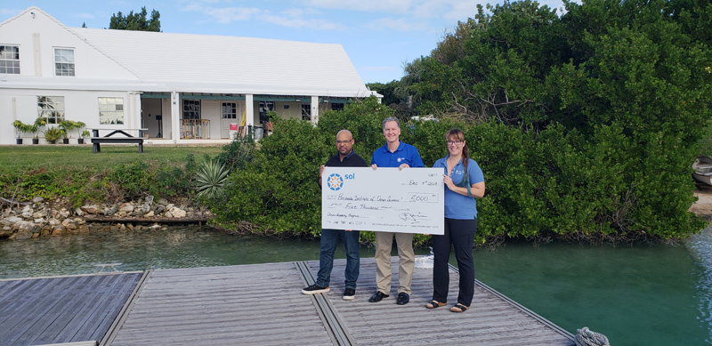 Sol Bermuda supports BIOS Ocean Academy Program Jan 2019