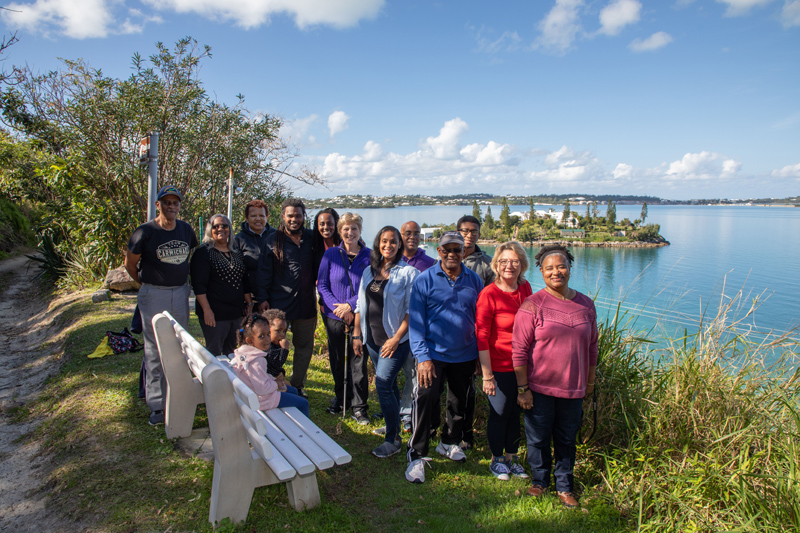 Eugene's bench family & friends Bermuda Feb 2019 (2)