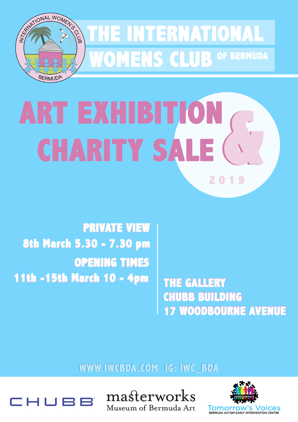 IWC Art Exhibit Bermuda February 2019