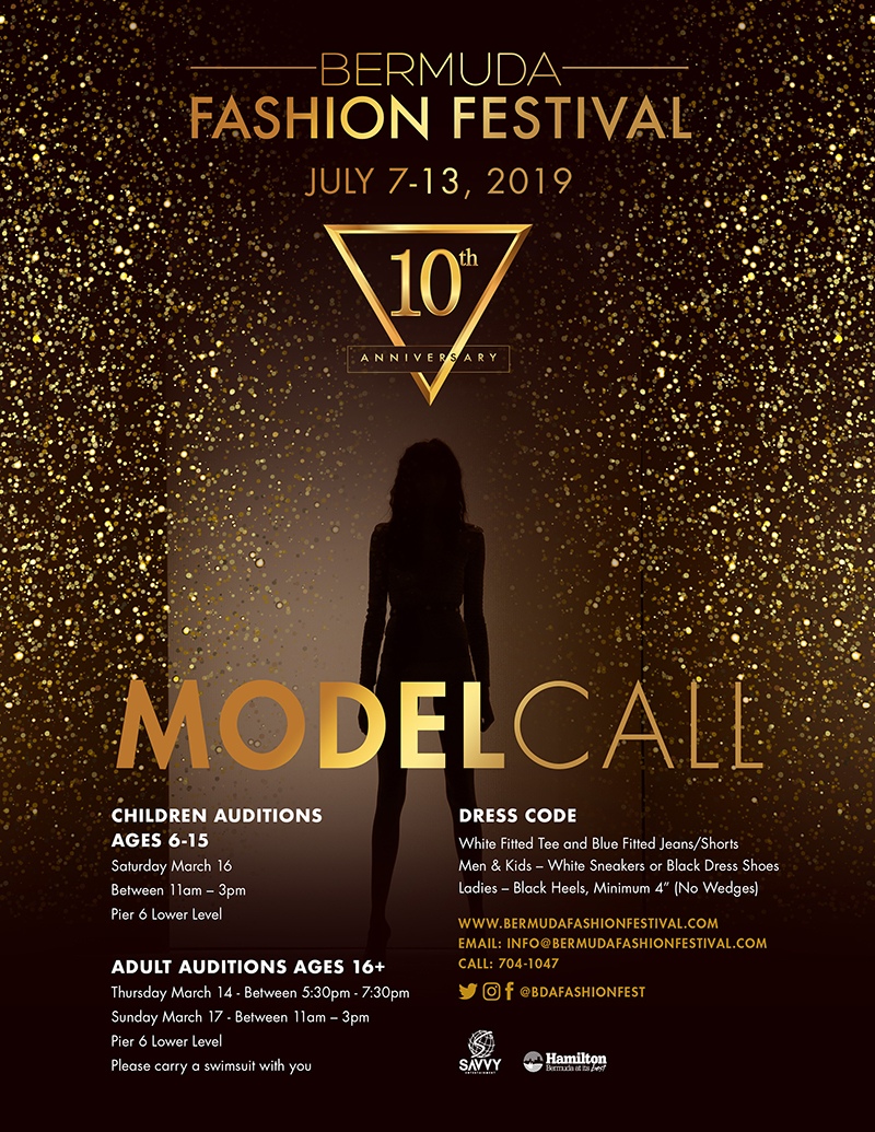 Model Call Bermuda Feb 20 2019