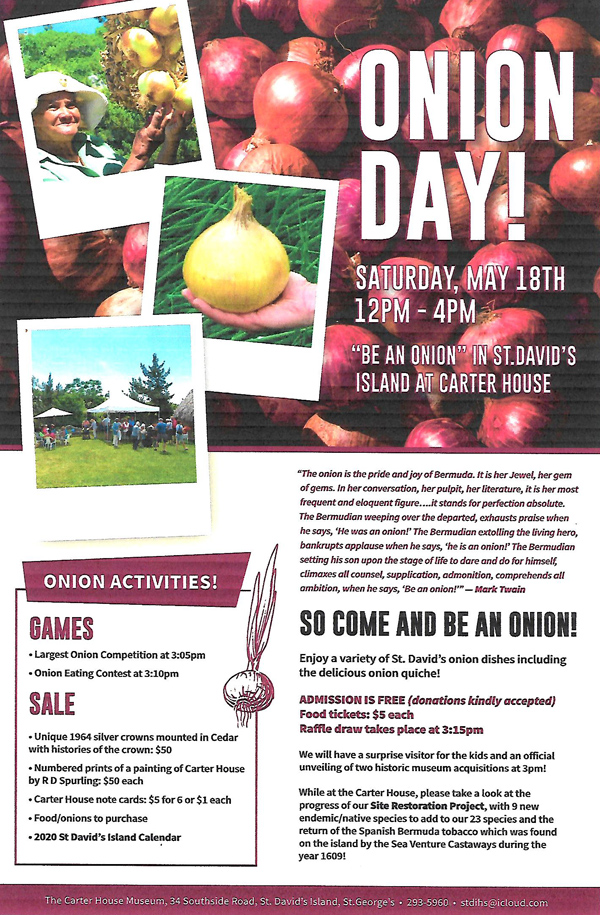 Bermuda Onion Day May 2019