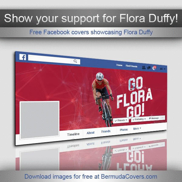 Support Flora Duffy Facebook Bermuda Covers GIF ad generic April