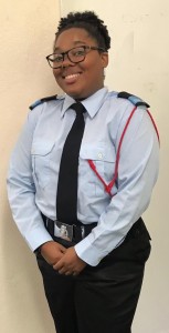 Police Cadet Alnique Young-Looby Bermuda May 2019