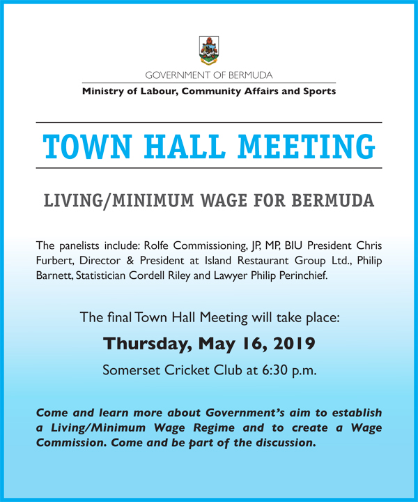 Town Hall Meeting Bermuda May 2019