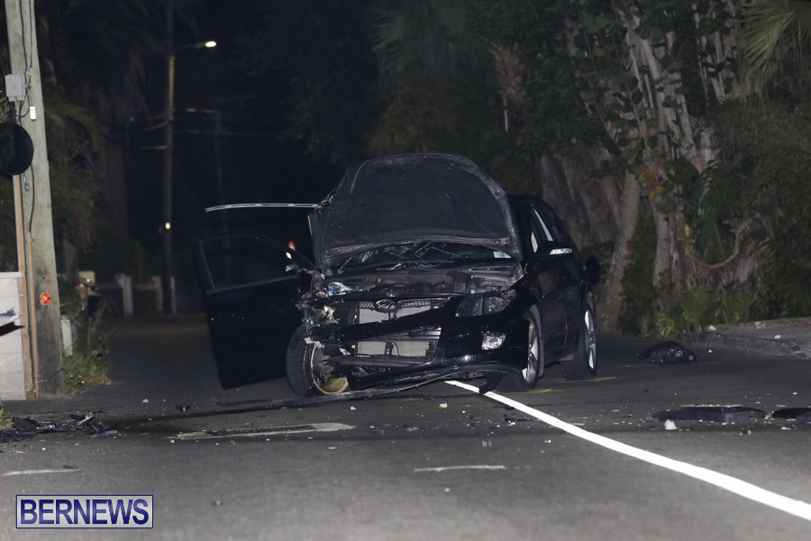 Car Collision Paget Bermuda, July 14 2019 (2)