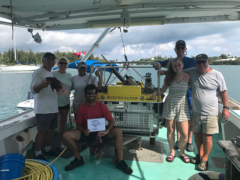 ReefSweeper Team Bermuda Aug 2019
