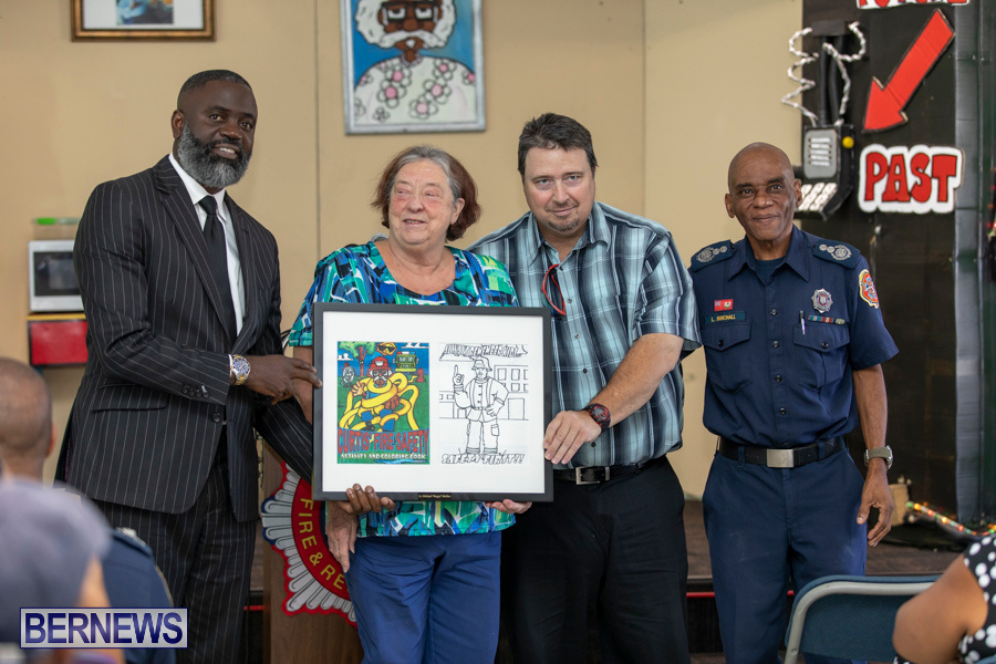 Bermuda Fire & Rescue Service Launch Fire Safety Colouring Book, September 27 2019-1392