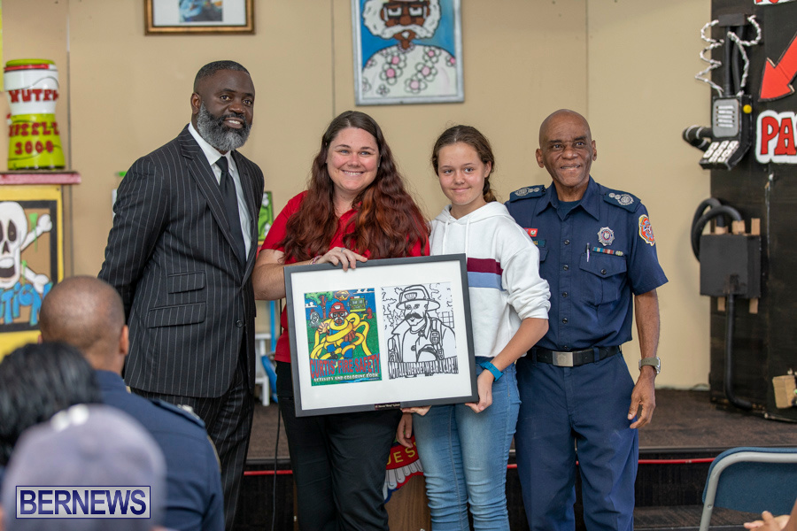Bermuda Fire & Rescue Service Launch Fire Safety Colouring Book, September 27 2019-1410