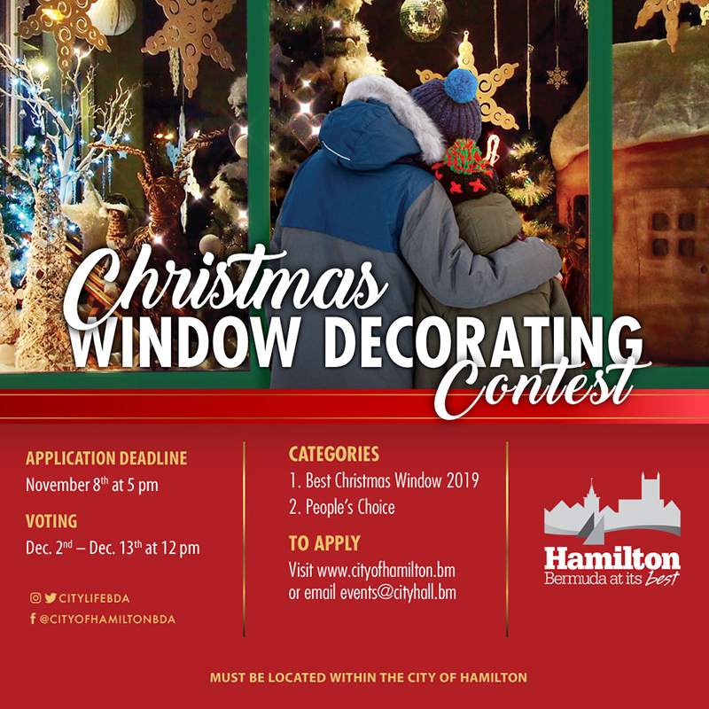 City Christmas Window Decorating Contest - Bernews