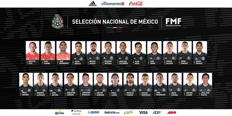 Mexico’s CONCACAF National Team Bermuda Oct 2019