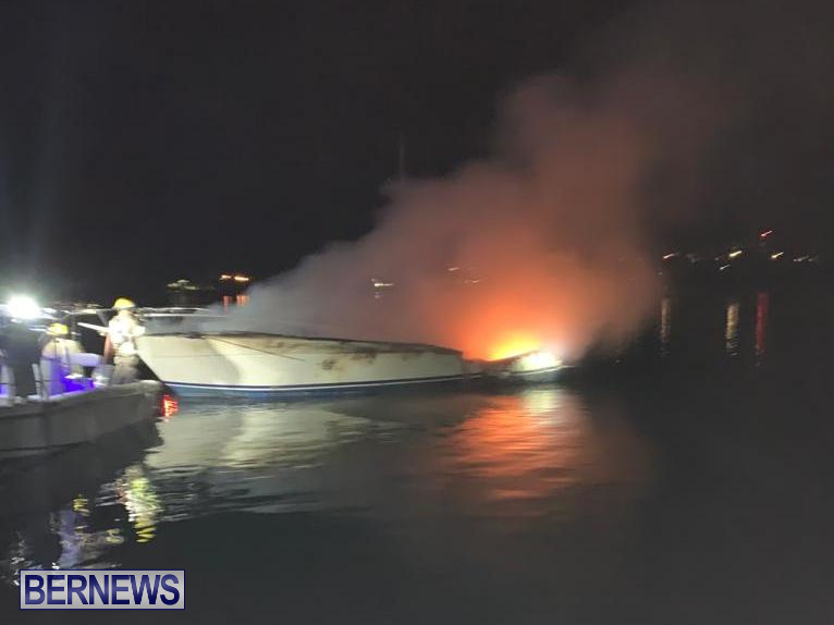 Boat Fire St David's Bermuda, December 6 2019 (6)