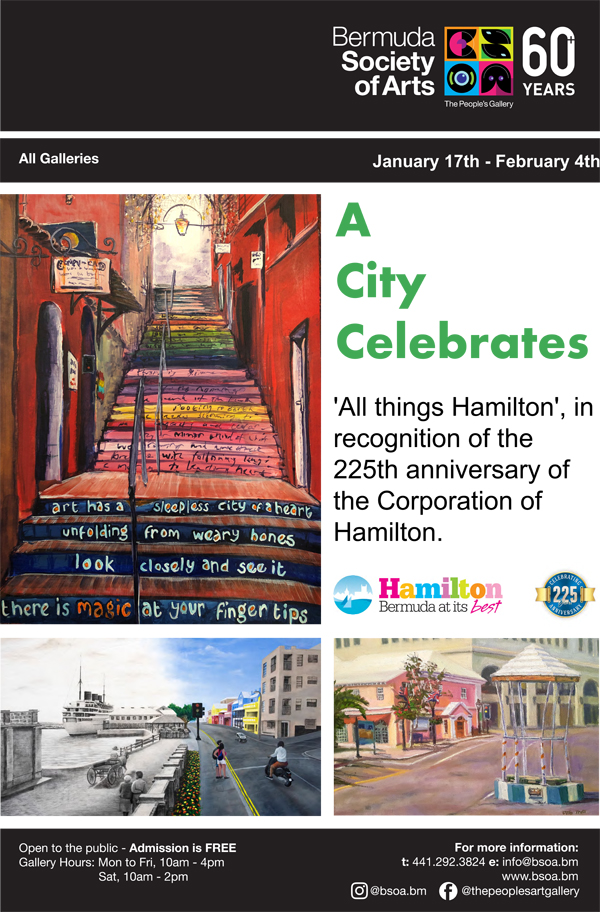 Art Exhibition Celebrates City’s 225th Anniversary Bermuda Jan 2020